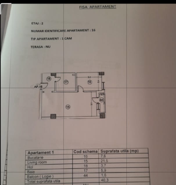 COMPOZITORI (COD 01) Garsoniera la „alb„ cu loc de parcare! - foto 9