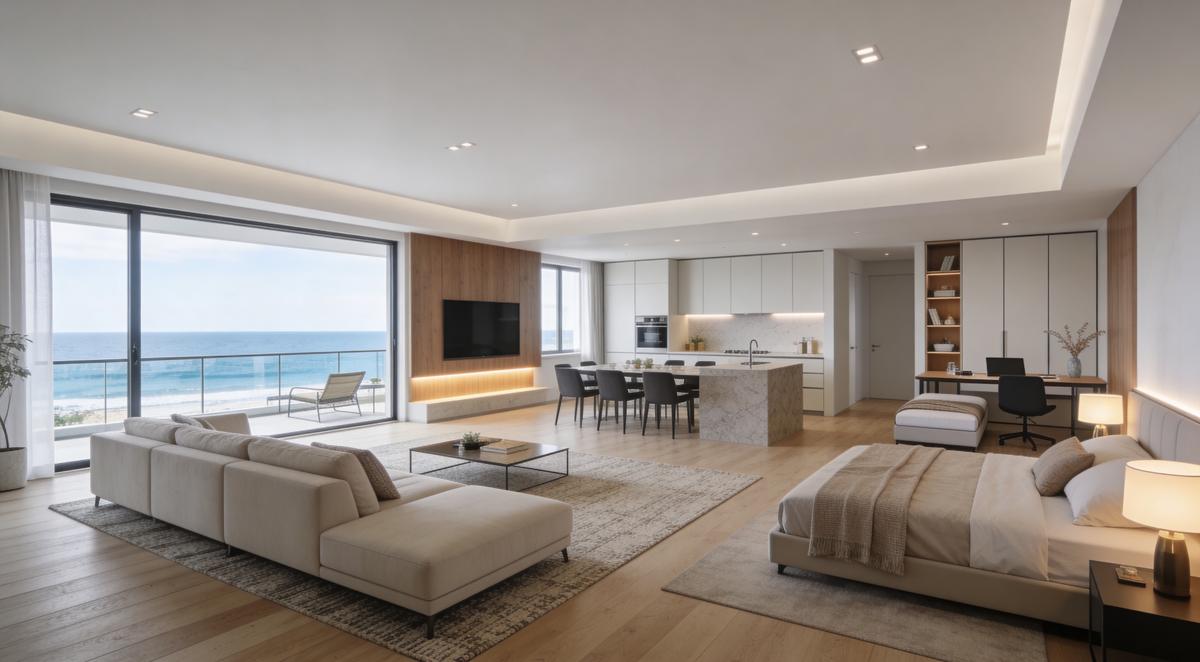 COSTINESTI( COD 05) - Apartament 3 Camere cu Vedere Frontală la Mare