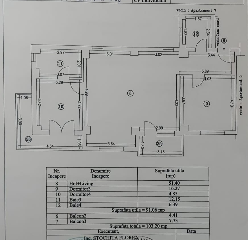 De vânzare apartament 3 camere statiunea Mamaia, zona Butoaie - foto 14