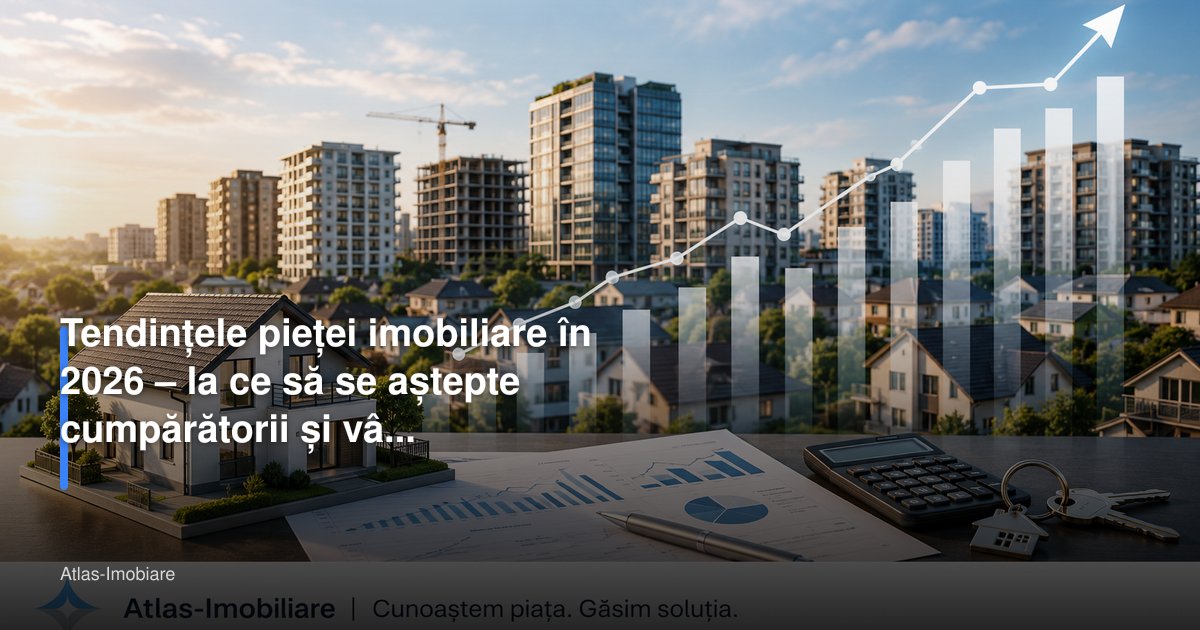 Tendințele pieței imobiliare în 2026 – la ce să se aștepte cumpărătorii și vânzătorii