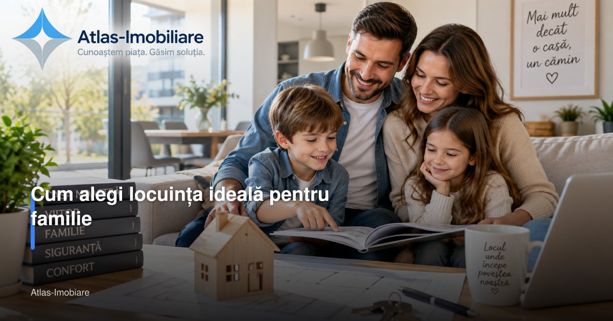 Cum alegi locuința ideală pentru familie