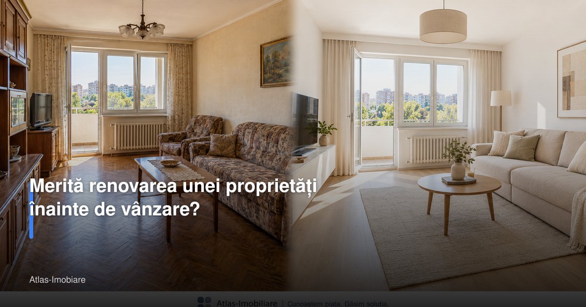 Merită renovarea unei proprietăți înainte de vânzare?
