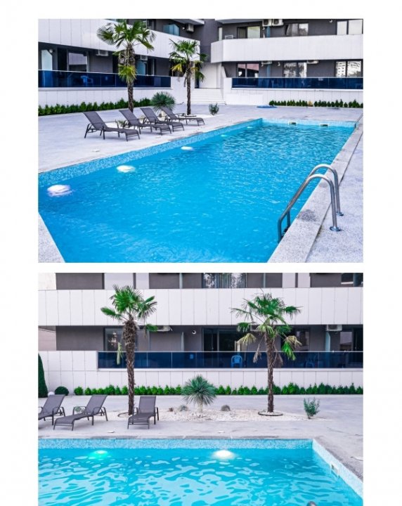 Studio modern și elegant + parcare în Mamaia Nord – Complex cu piscina