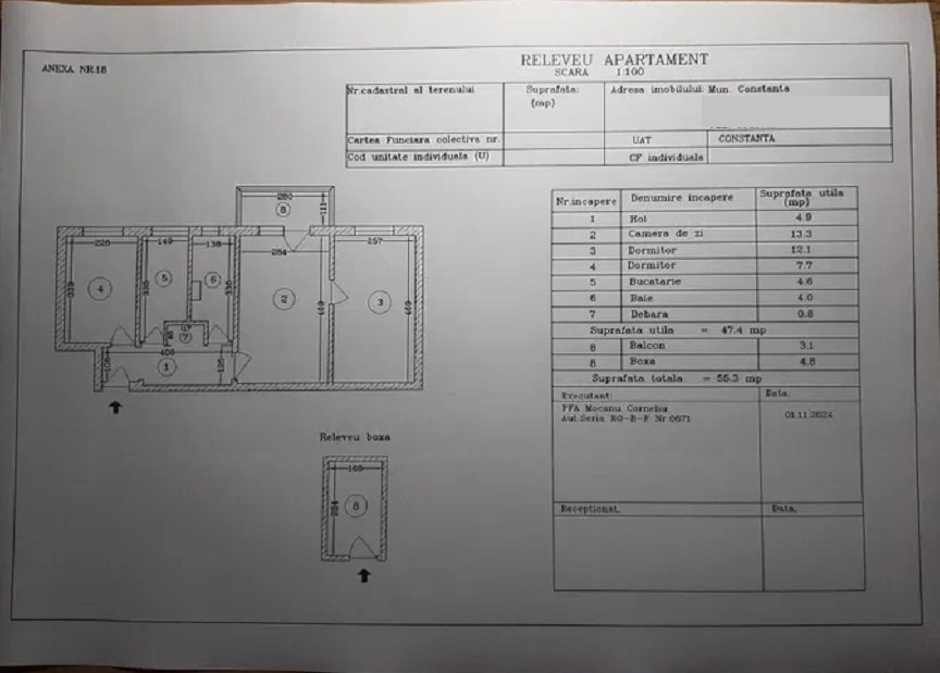 Apartament 3 Camere - Inel II - Etaj 3
