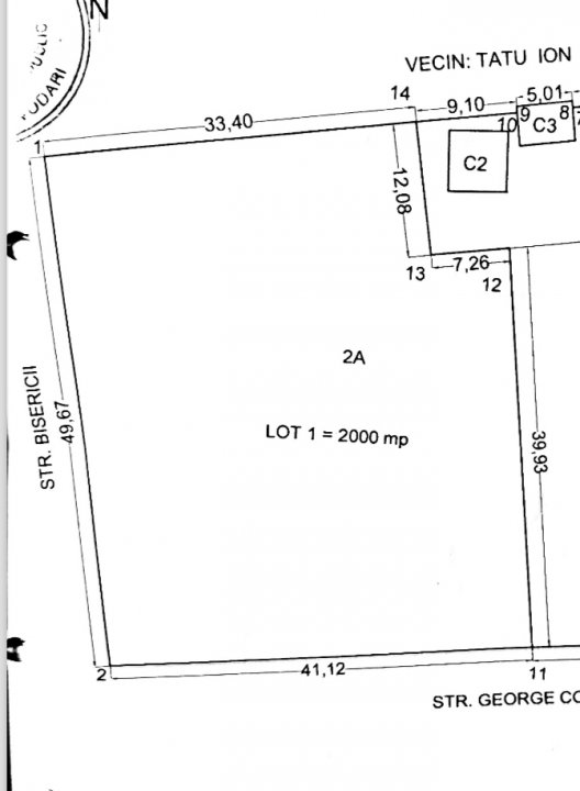 Teren 2000 Mp - Sat Vadu - Zona In Dezvoltare