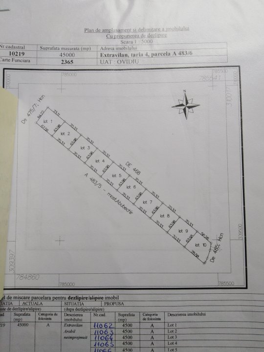 Teren 4500 Mp Extravilan - Varianta Ovidiu - Academia Hagi