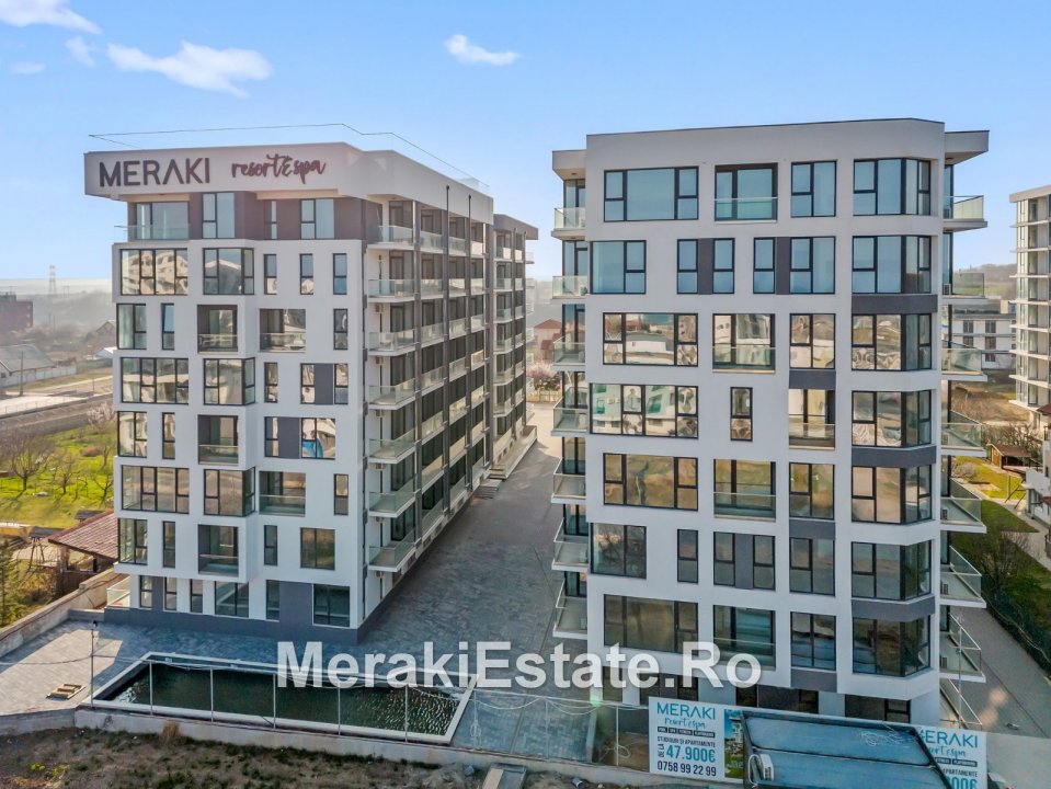 PRET PROMO! - 2 Camere In Resort Cu Piscina,SPA,Fitness - TVA INCLUS