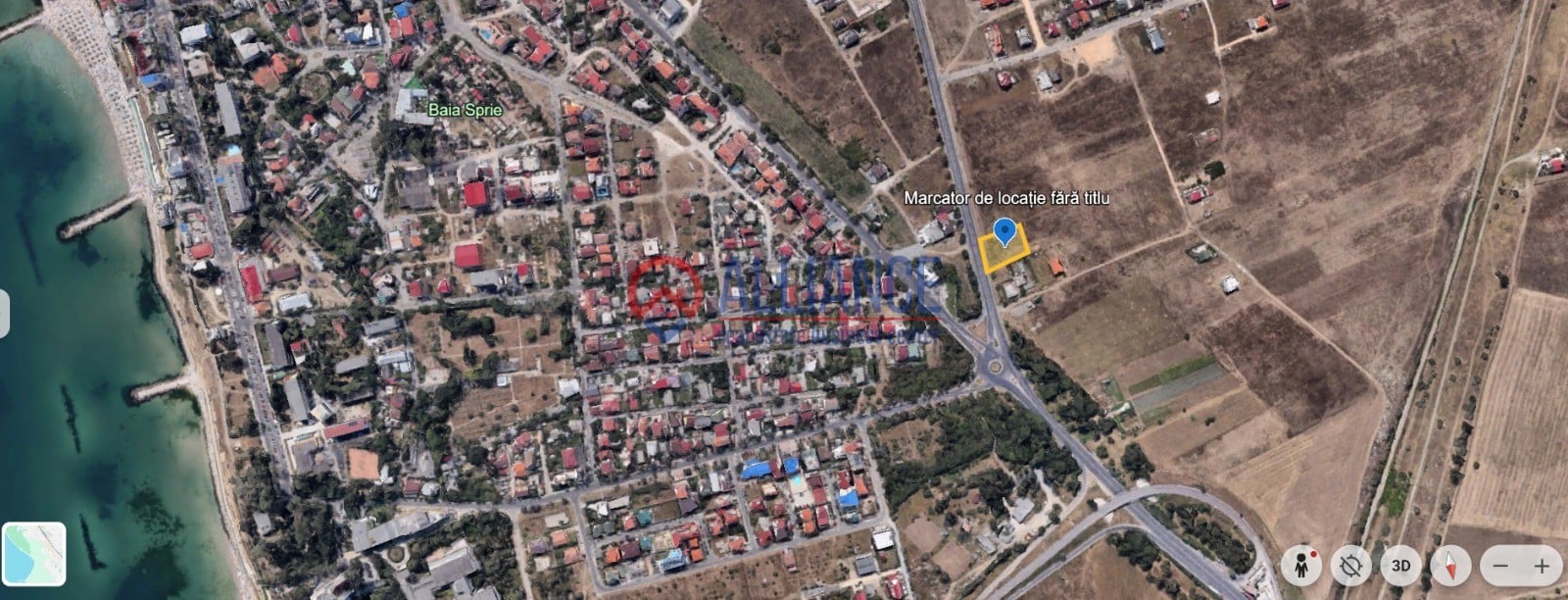 Eforie Nord-Teren intravilan 4699 mp deschidere la DN 39 - Imagine principala