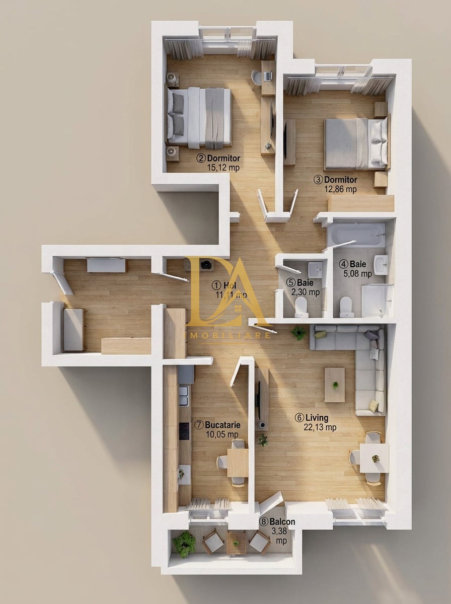 0% Comision  3 CAMERE  82 mp | POPEȘTI-LEORDENI | STR. BIRUINȚEI| - foto 2
