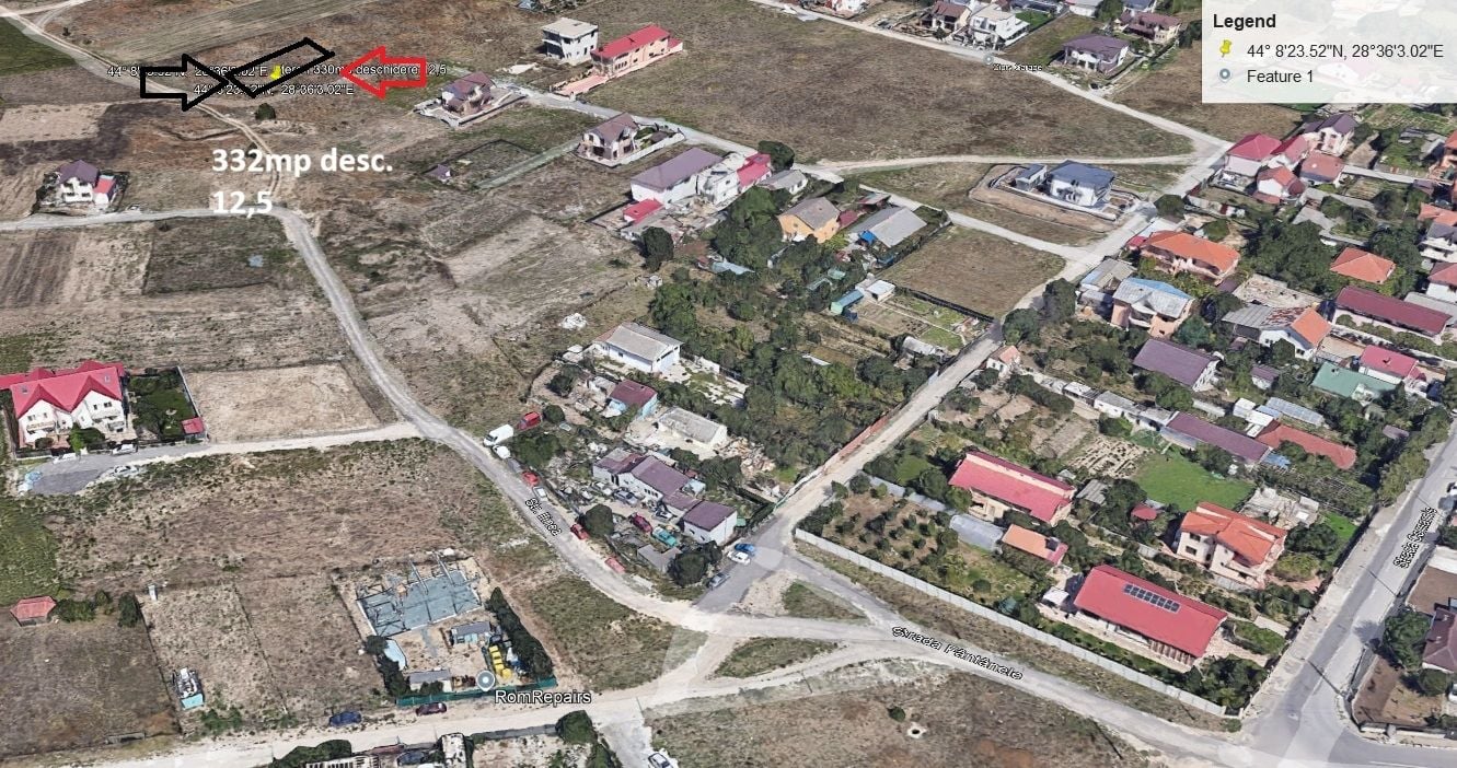 Ideal investitie-Vila Cucoanei - Teren intravilan 330mp deschidere 12.5m - foto 2