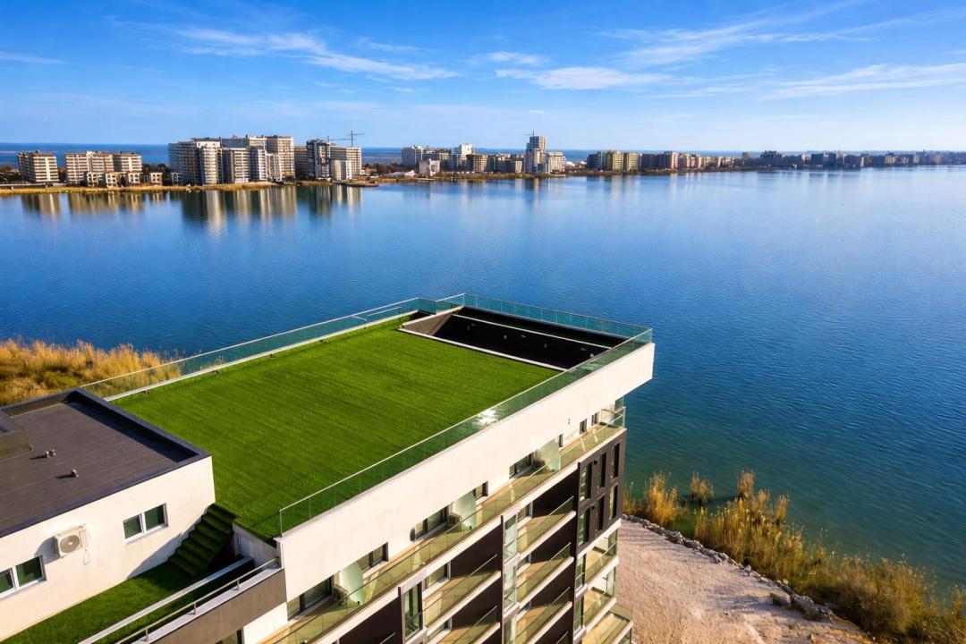 Apartament 2 camere, Nord, Mamaia sat, balcon generos, bloc nou