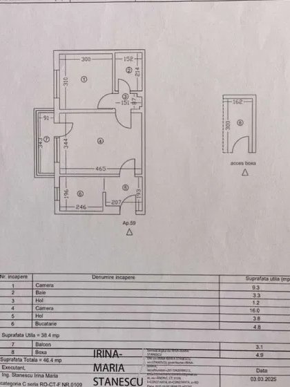 Apartament 2 camere, Tomis Nord, etaj 4/4, balcon și izolație termică