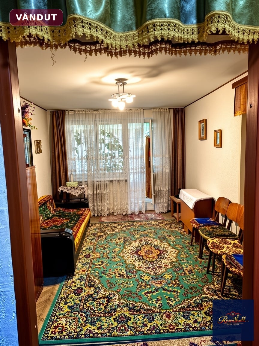 Apartament 2 camere, parter, 49 mp,Primaverii_Scoala 7