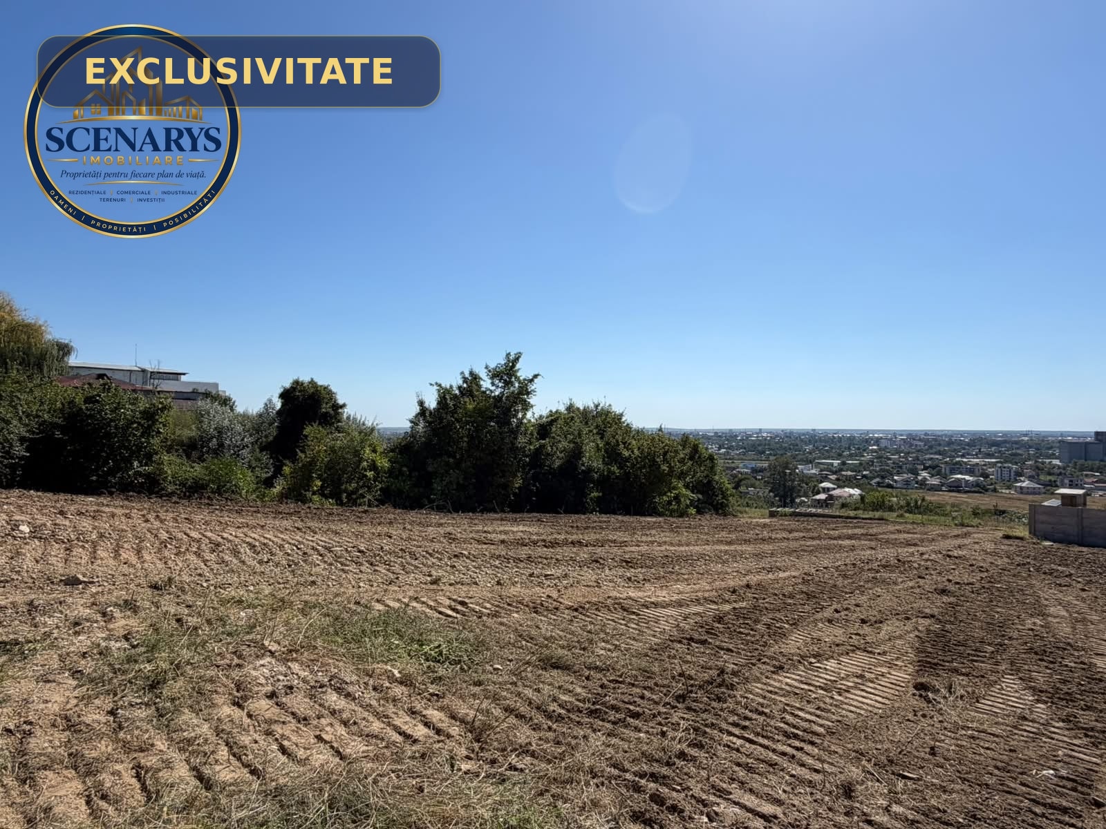 🌄 Teren intravilan 735 mp EXCLUSIVITATE – Mănăstirea Dealu | Panoramă superbă