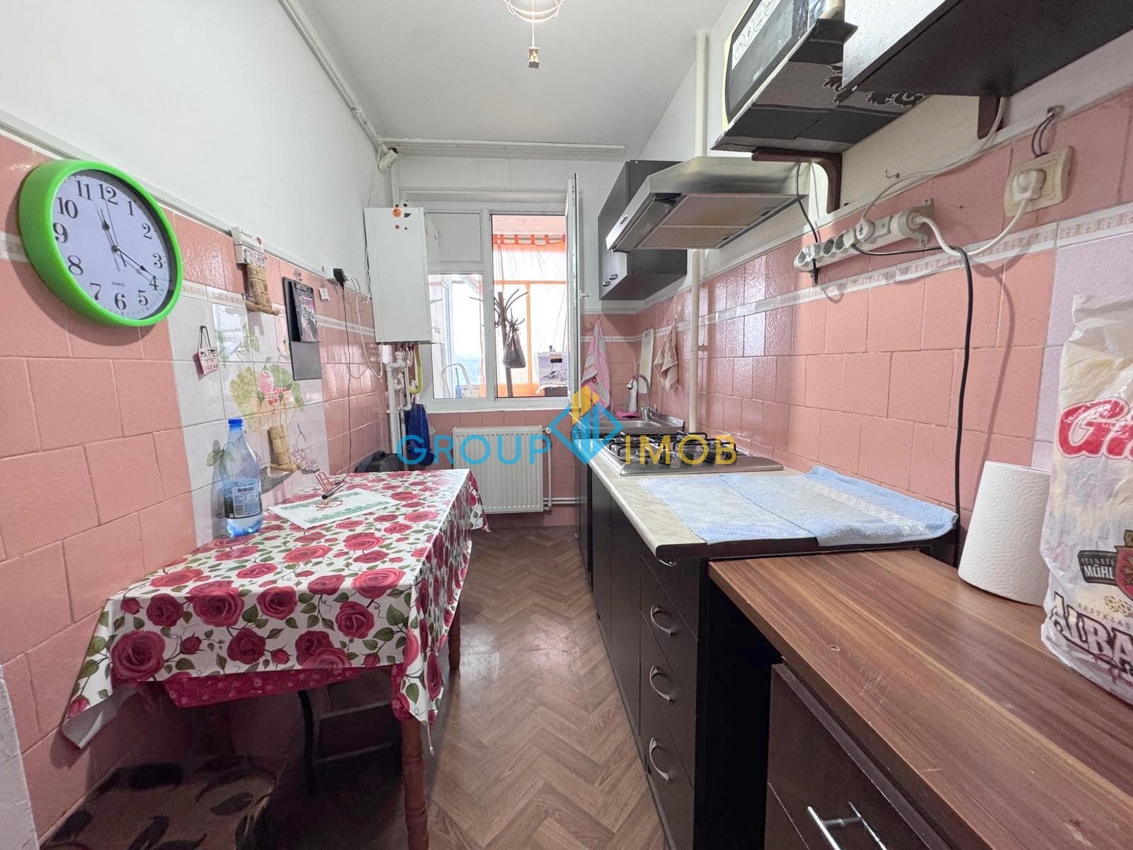 Zona Garii - Garsoniera cf 1, decomandata, etaj 4/9, cu centrala si balcon