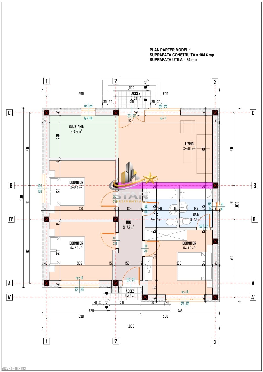 Haliu – casă cu 4 camere, 3 dormitoare și 2 parcări - foto 8