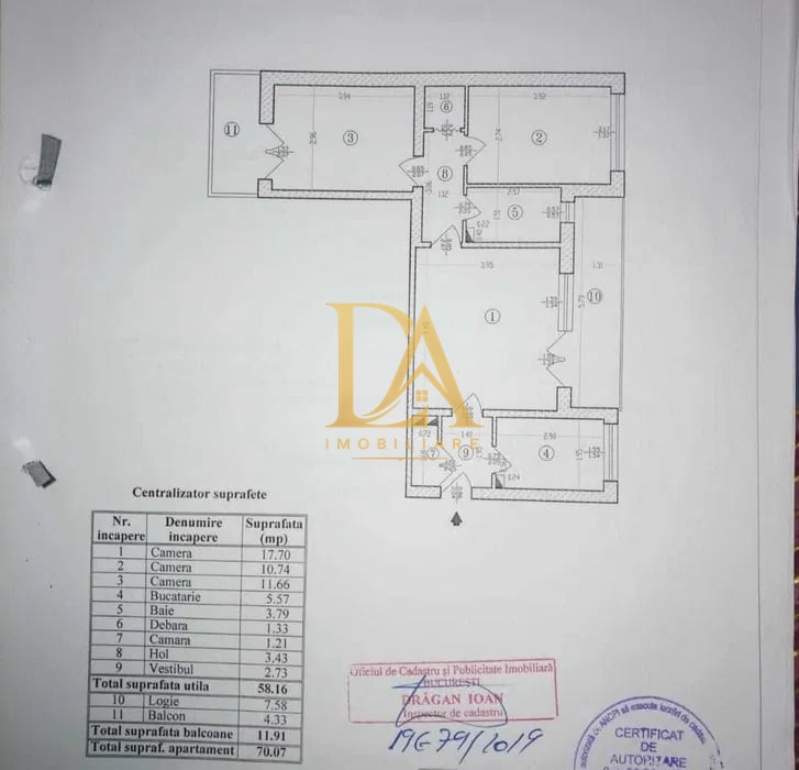 0%Comision 3 CAMERE | CENTRALĂ  |  BLOC ANVELOPAT |  LUJERULUI - foto 15