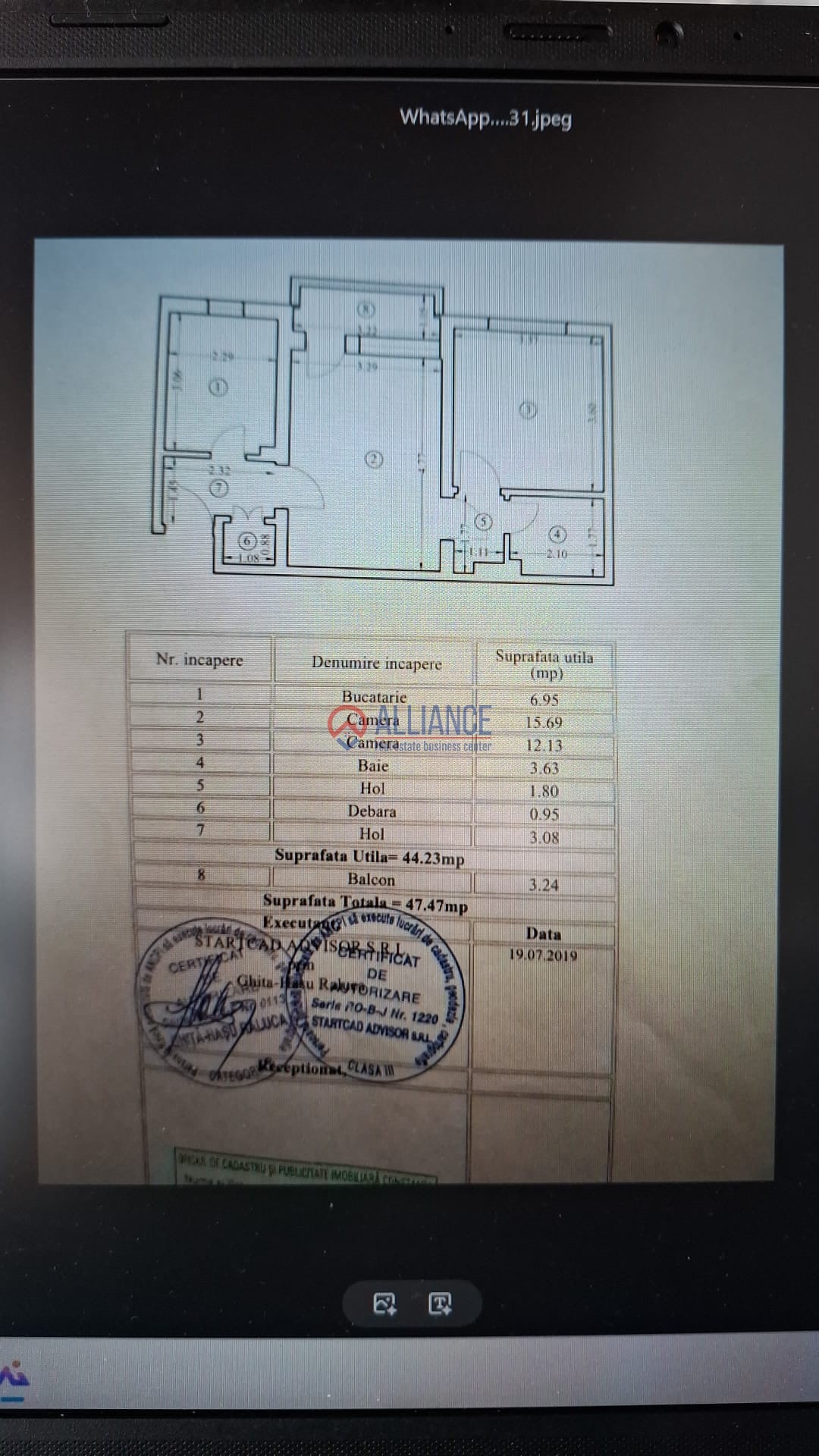 Apartament 2 camere în Tomis II, etaj 2, balcon și centrală proprie - foto 8