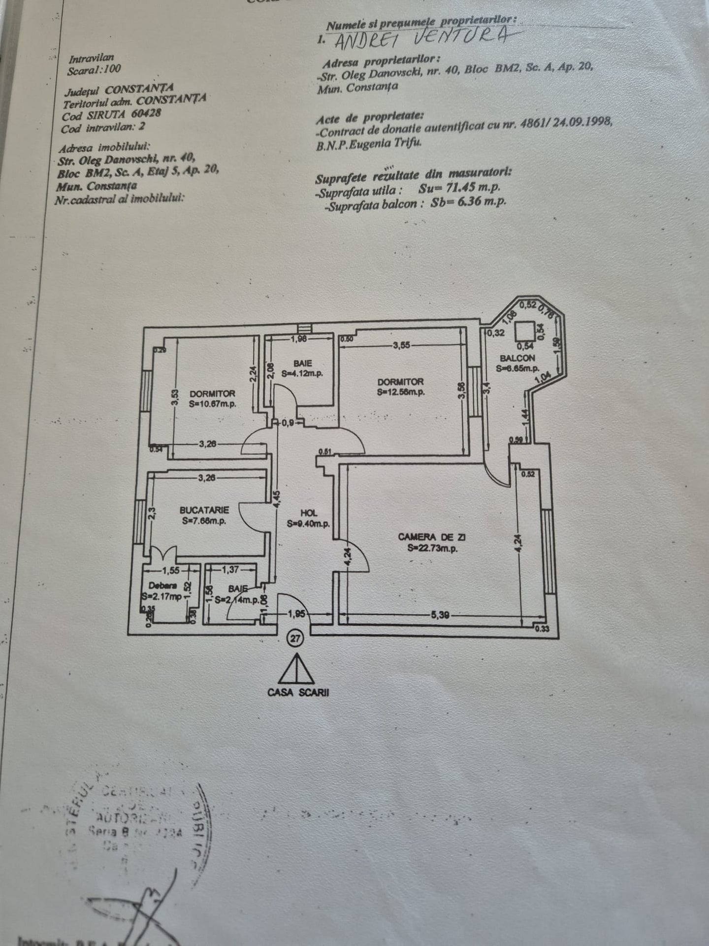 Faleza Nord, apartament 3 camere cu vedere spre mare - Imagine principala