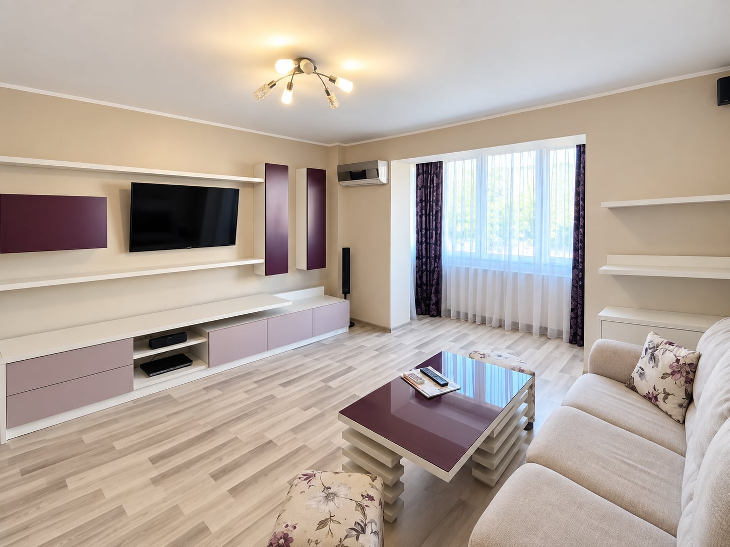 Apartament 3 camer🏡 APARTAMENT 3 CAMERE DE VÂNZARE – BURDUJENI, CUZA VODĂ 1 - Imagine principala