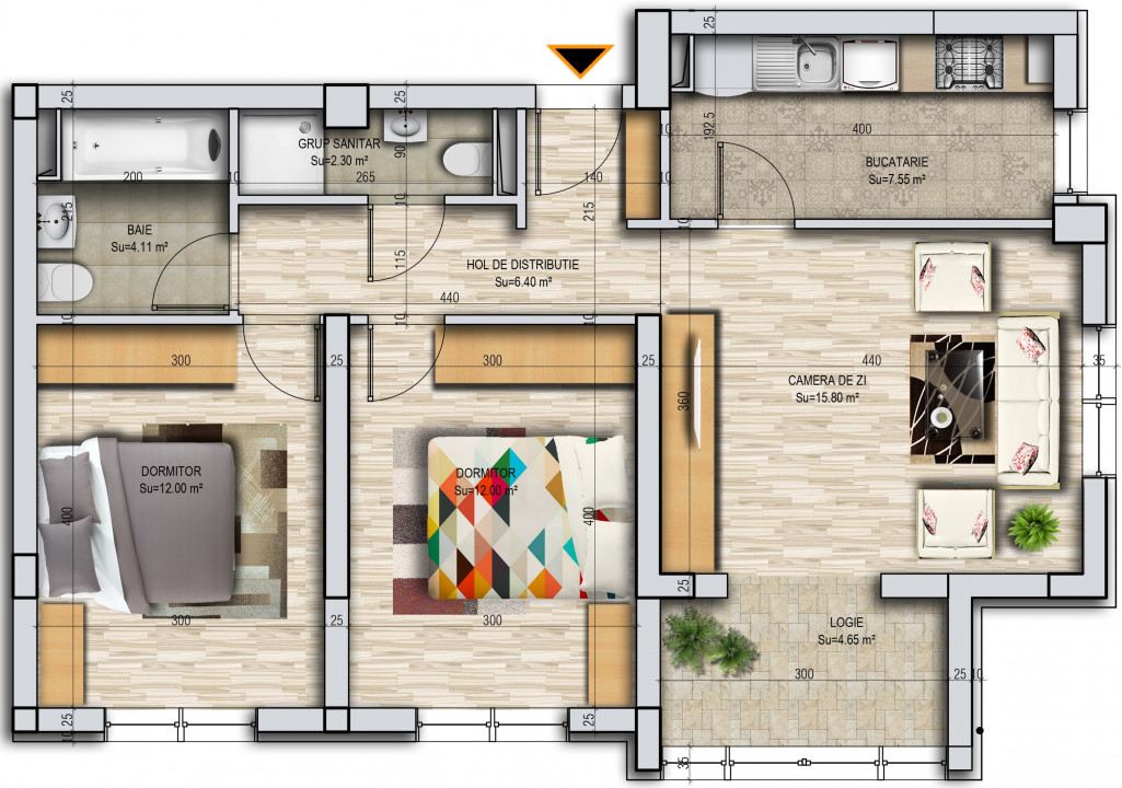 Apartament 3 camere decomandat - Militari Residence - foto 3
